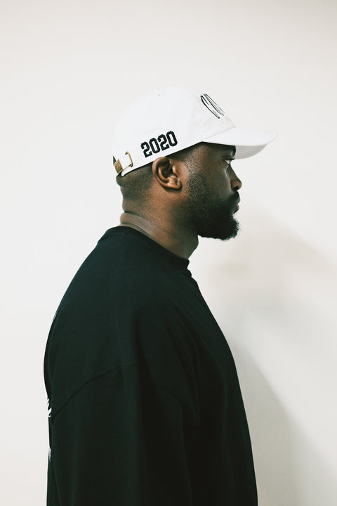 White Manifesto Baseball Cap