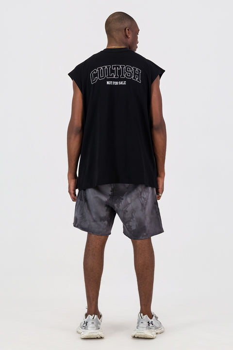 WASHED SLAYER SWEATSHORT