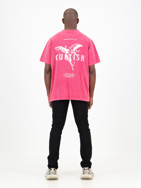 Washed Cerise Saint T-Shirt