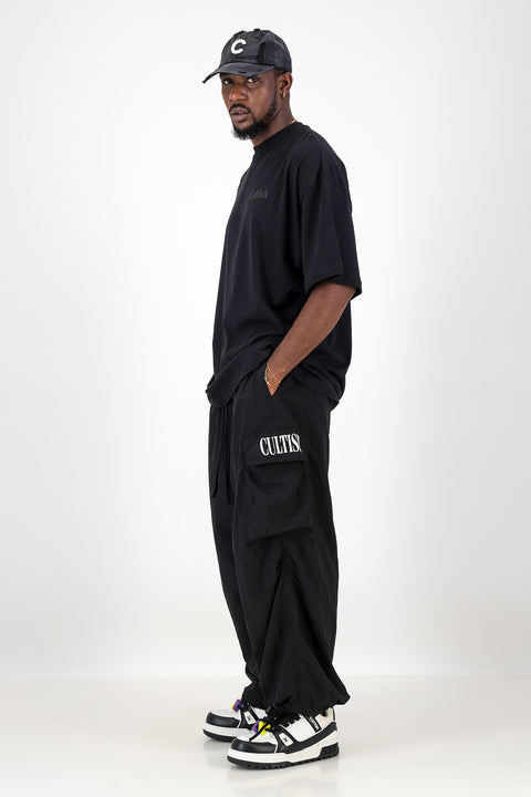 Black Baggy Cargo Pants