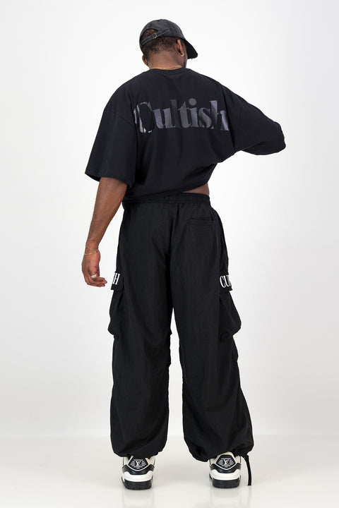 Black Baggy Cargo Pants