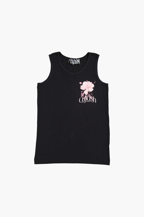 Black Florum Tank Top