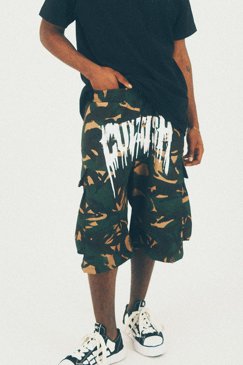 VOL. CAMO CARGO SHORTS