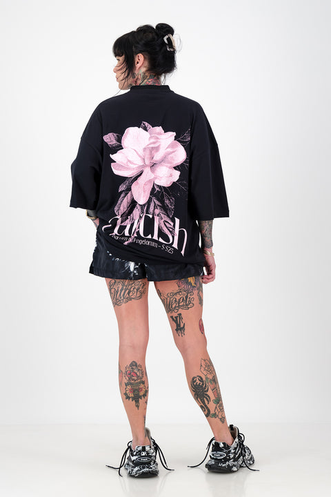 Black Florum Oversized T-Shirt