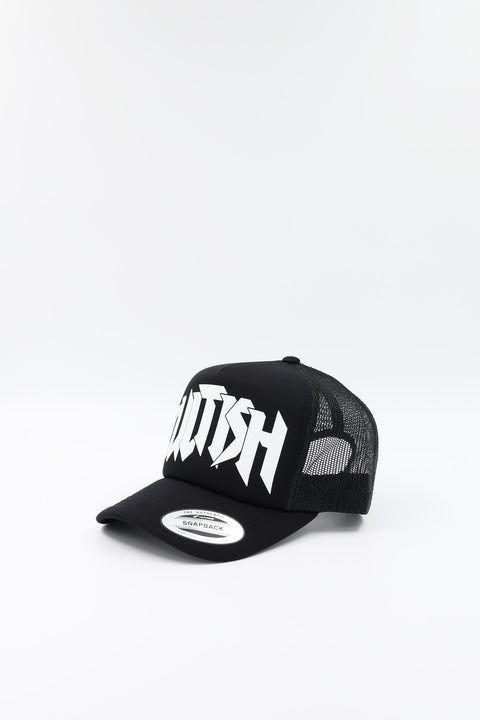 White Metal Trucker Cap