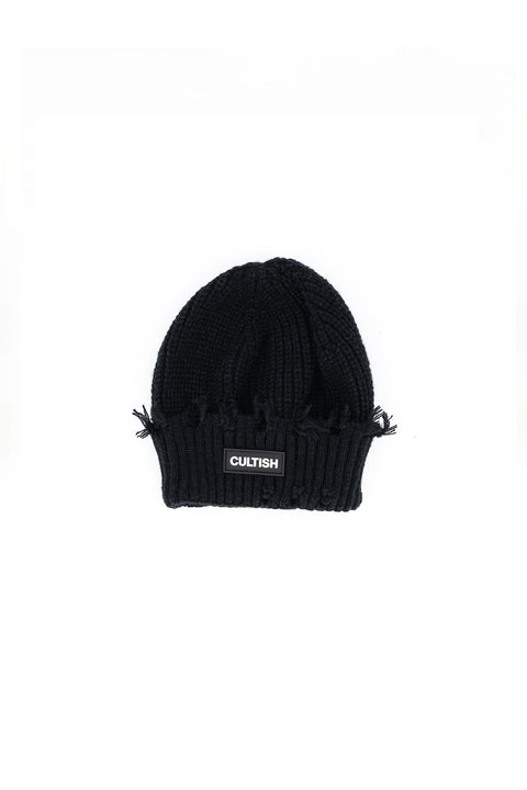 Frayed Box Logo Beanie