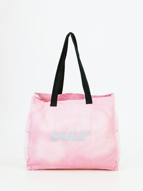 Pink Stained Tote Bag