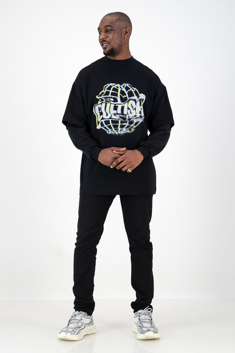 DISTORTION LONGSLEEVE T-SHIRT