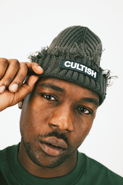 Frayed Box Logo Beanie⁵