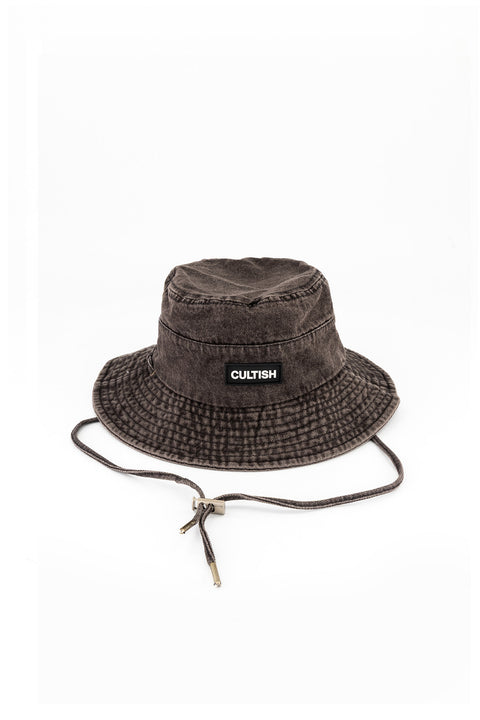 WASHED BOX LOGO² BUCKET HAT