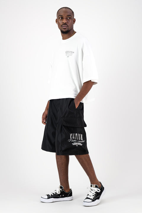 NETWORK³ CROPPED OVERSIZED T-SHIRT