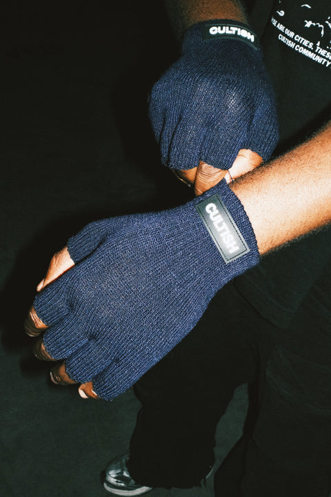 BOX LOGO HALF-FINGER GLOVES / 6 COLOURS