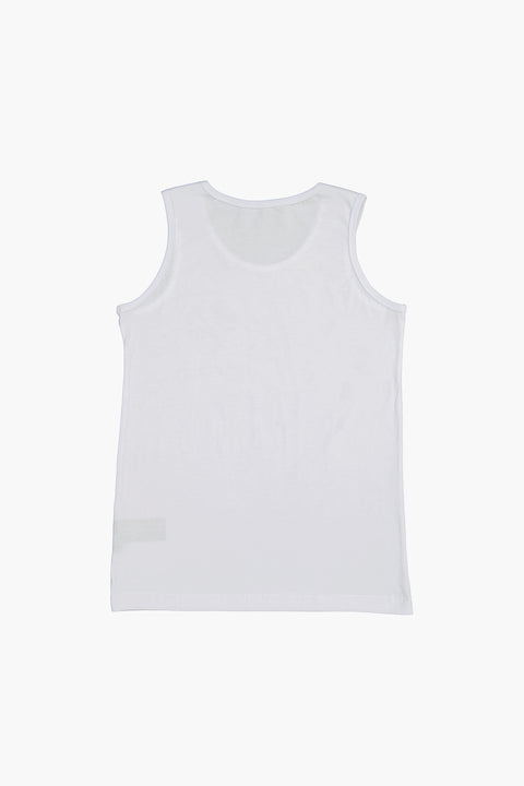 White Florum Tank Top