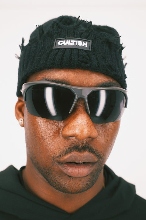 Frayed Box Logo Beanie