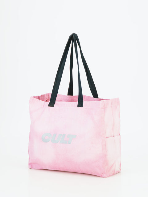 Pink Stained Tote Bag