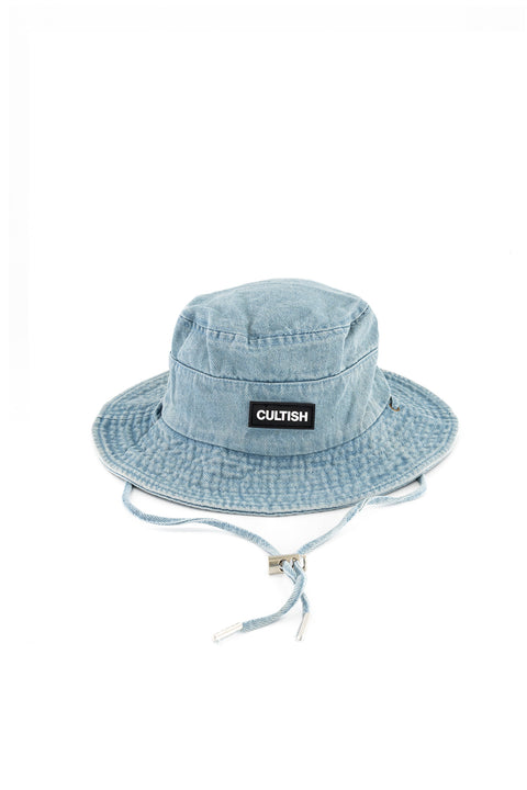 WASHED BOX LOGO³ BUCKET HAT