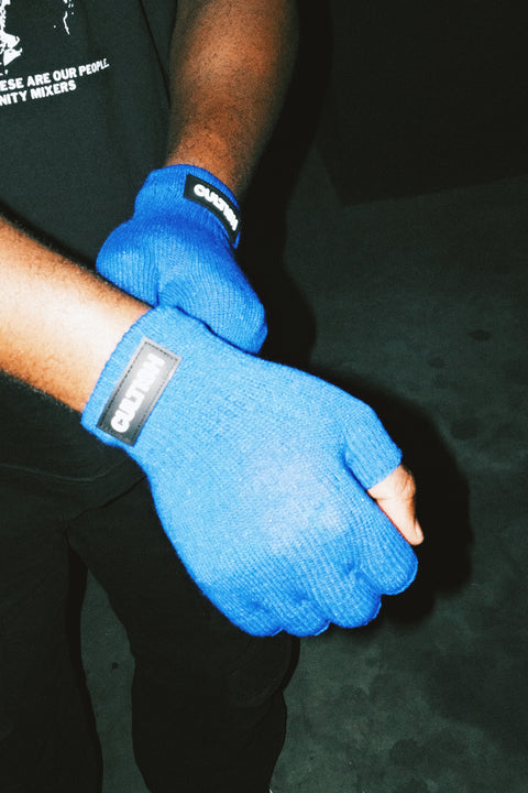 BOX LOGO HALF-FINGER GLOVES / 6 COLOURS