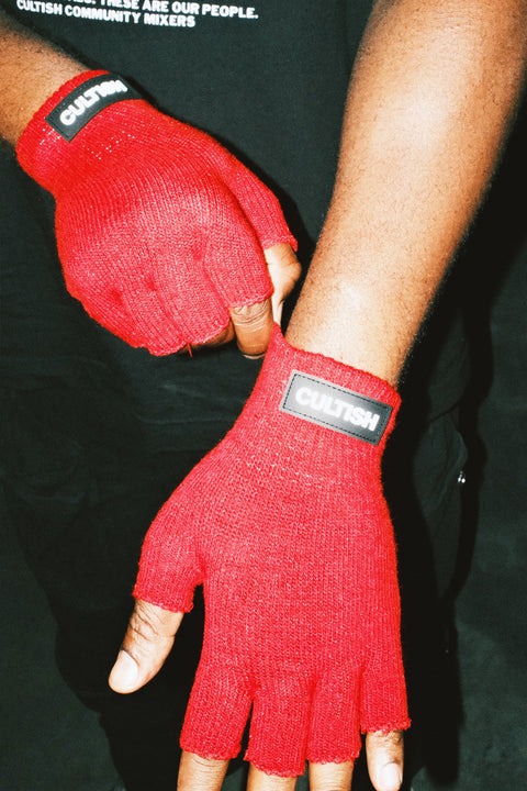 BOX LOGO HALF-FINGER GLOVES / 6 COLOURS
