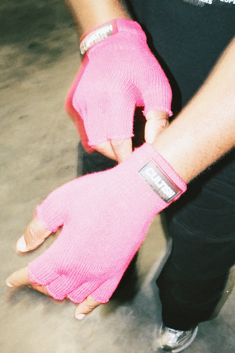 BOX LOGO HALF-FINGER GLOVES / 6 COLOURS
