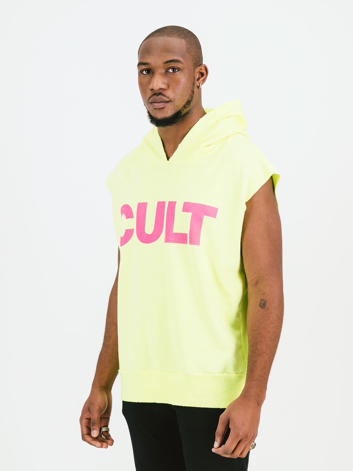 Neon 2025 sleeveless hoodie