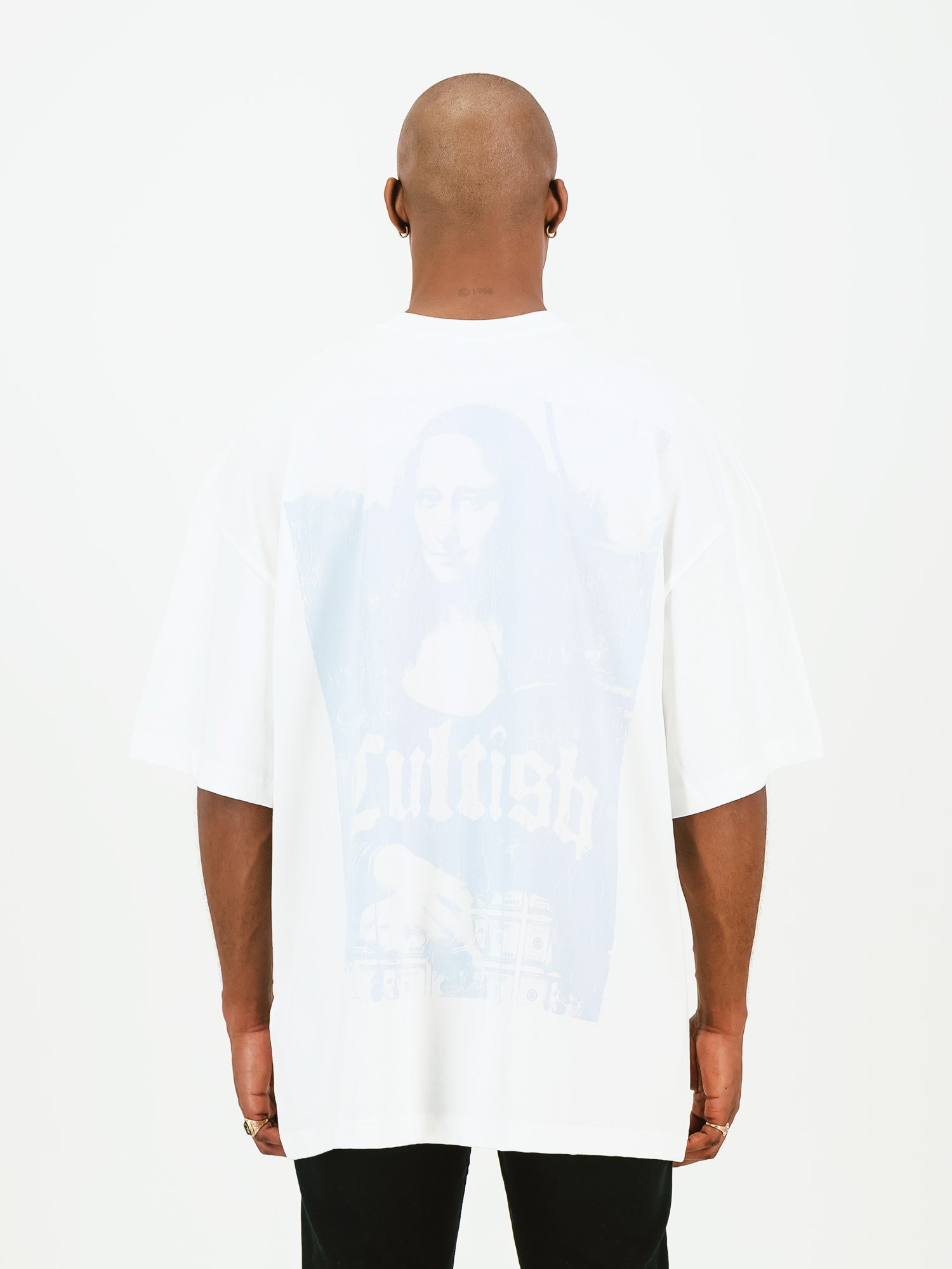 BL/W Mona Li$a Oversized T-Shirt