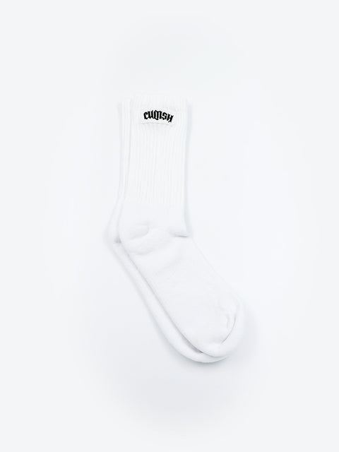 2-Pack White Crew Socks