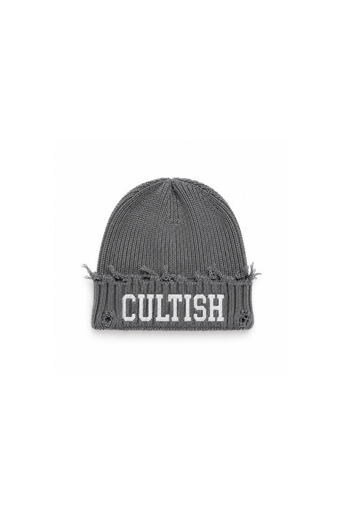 CHARCOAL VARSITY BEANIE