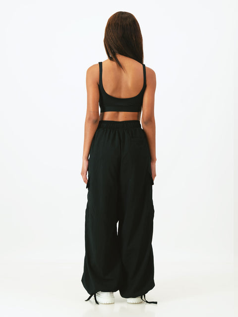 Black Baggy Cargo Pants