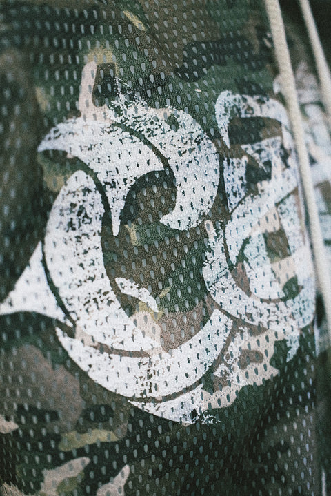 GRAFFITI MESH HOODIE