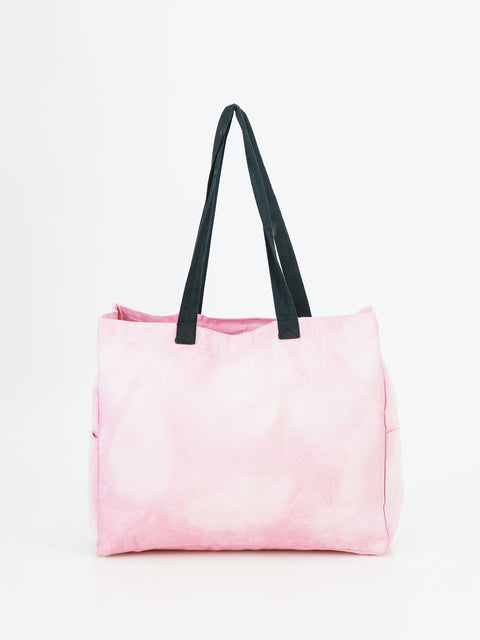 Pink Stained Tote Bag