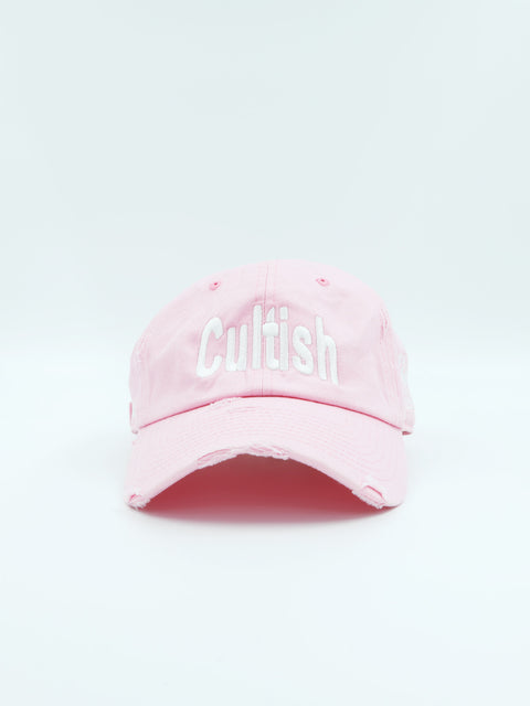 WW Distressed Baseball Cap (PNK)