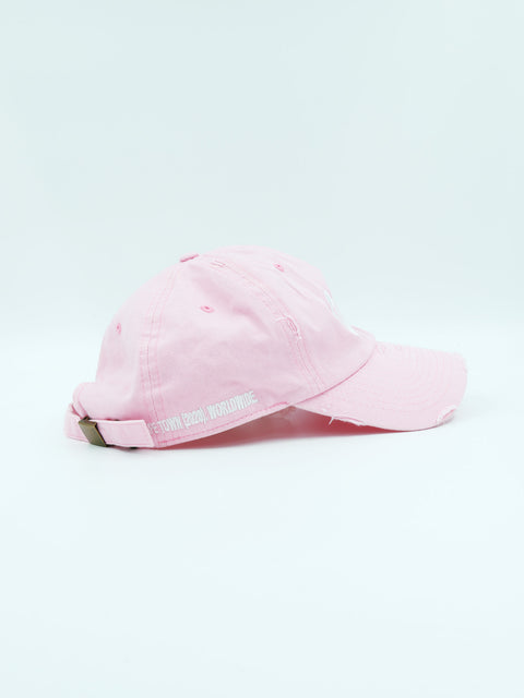 WW Distressed Baseball Cap (PNK)