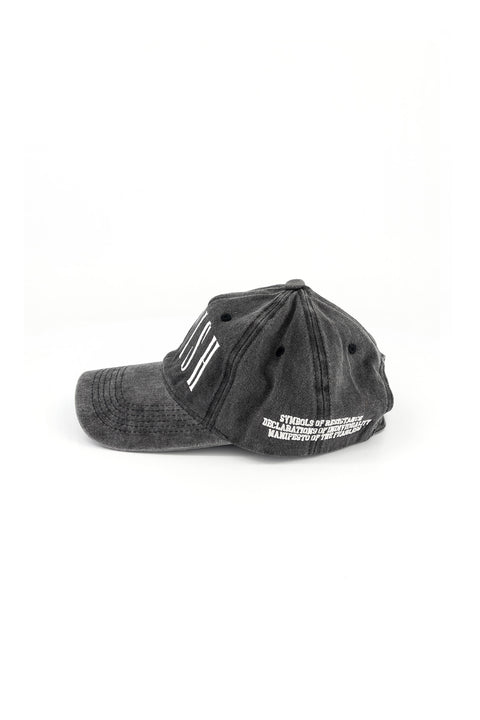 Washed Manifesto Baseball Cap