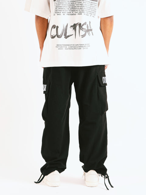 Black 90s Cargo Pants