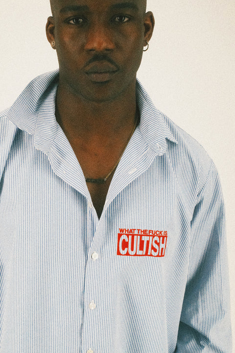LATE FOR WORK OXFORD L/S SHIRT