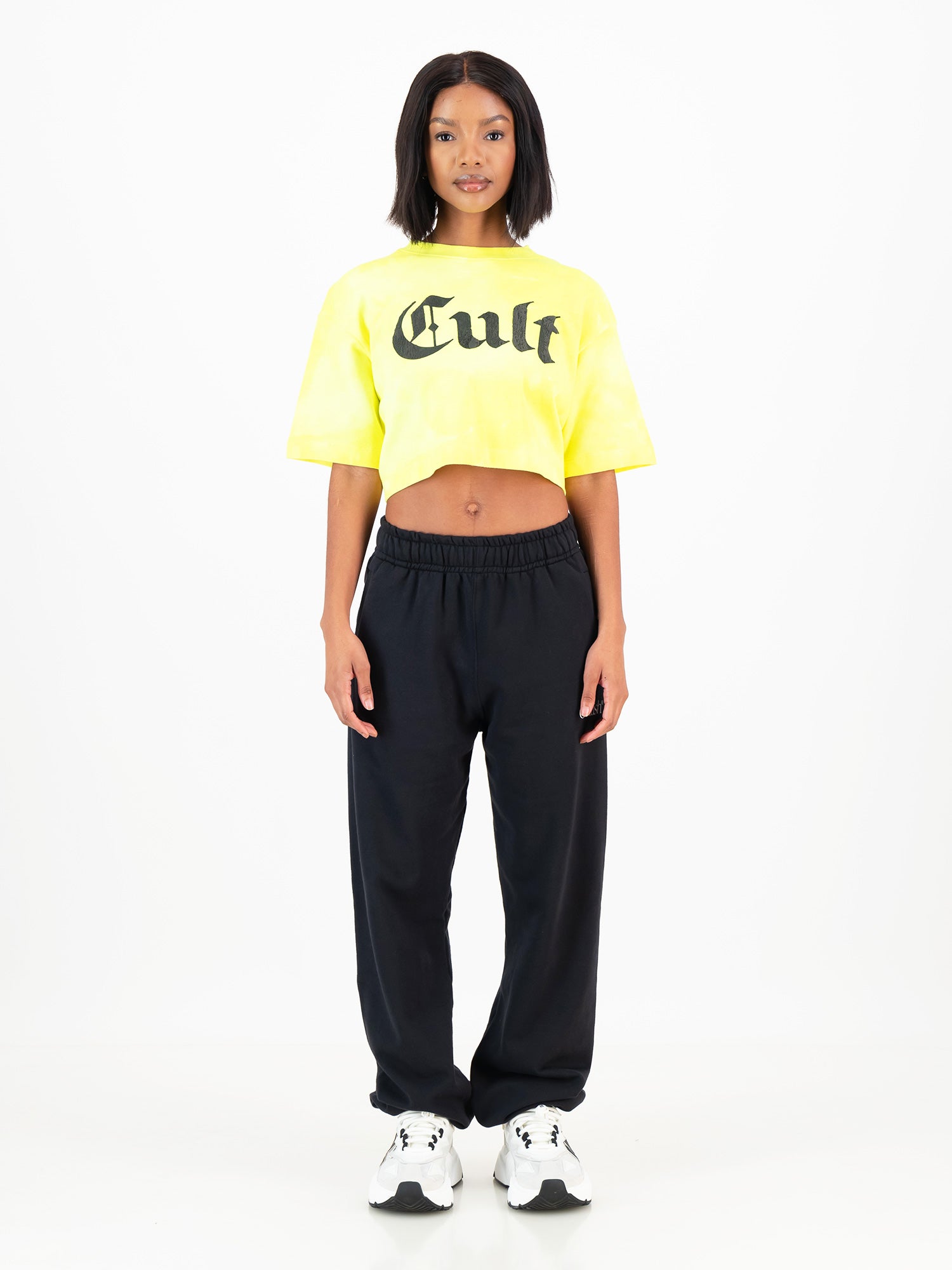 Neon Goth Cropped T-Shirt