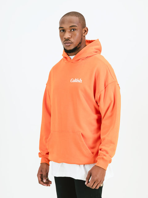 Orange Classic Logo Hoodie