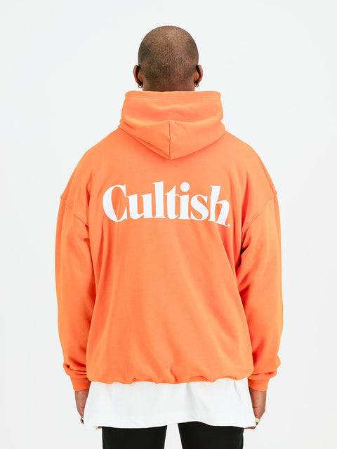 Orange Classic Logo Hoodie