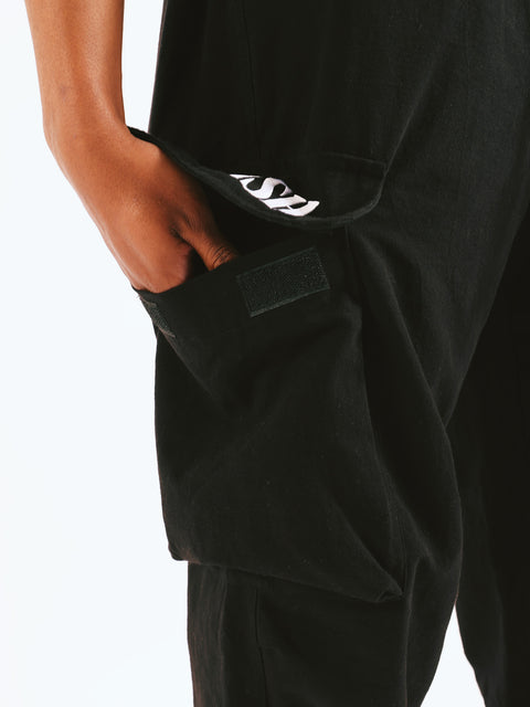 Black 90s Cargo Pants