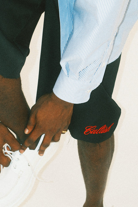 LATE FOR WORK TAILORED SHORTS