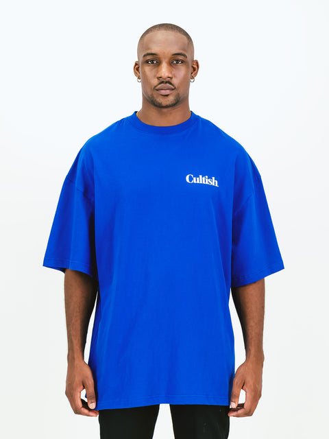 Cobalt Logo Oversized T-Shirt