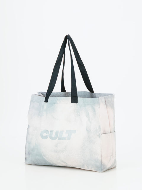 Pearl Grey Stained Tote Bag