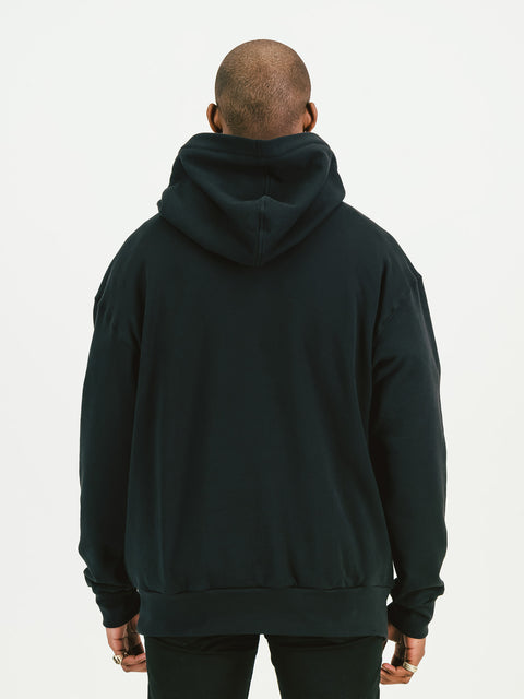 Black Staple Hoodie