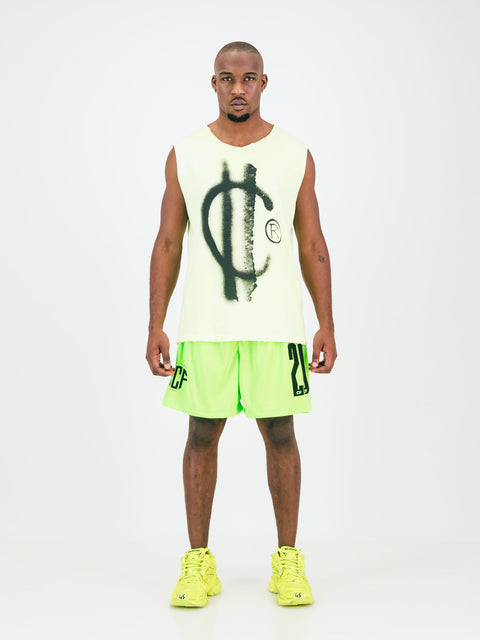 CCF Away Shorts / Neon Green