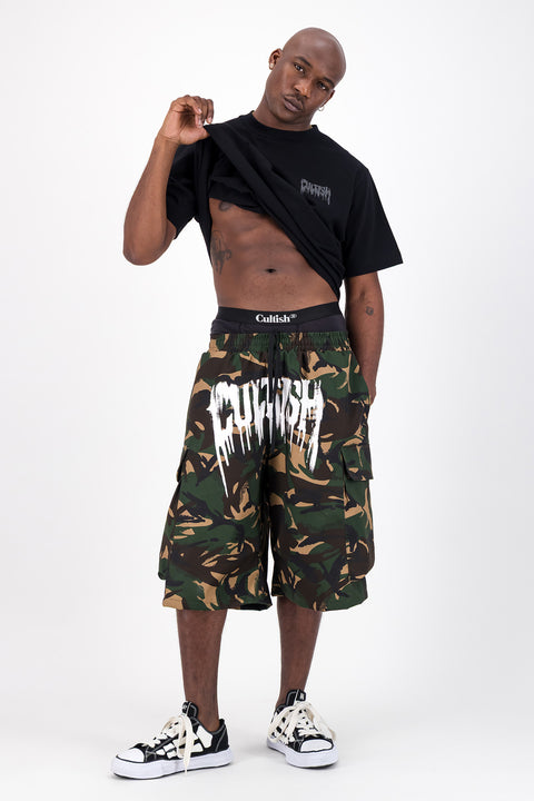 VOL. CAMO CARGO SHORTS