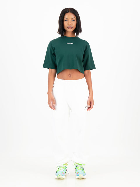 Jade Logo Cropped T-Shirt