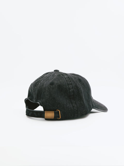 Washed Staple Baseball Cap / Denim