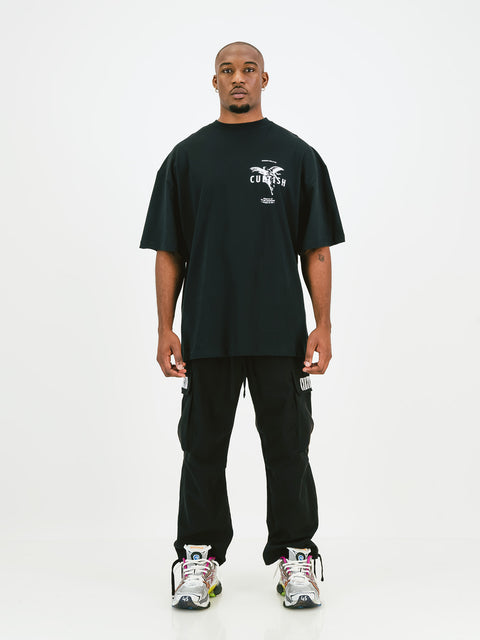 Black 90s Summer Cargo Pants