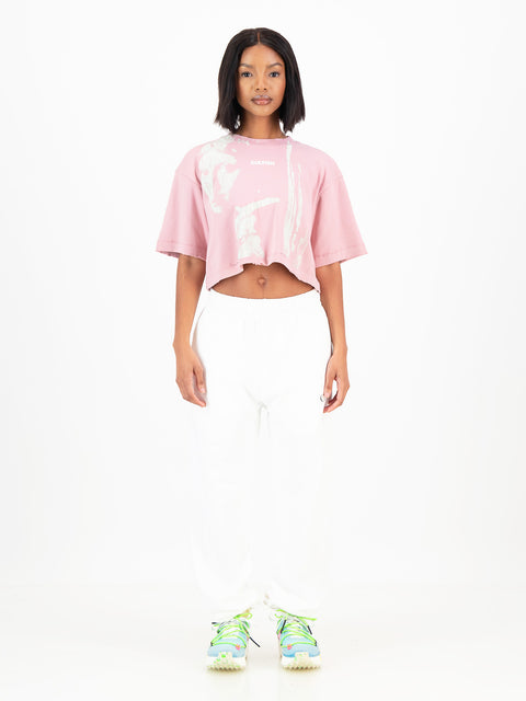 Blush Vermeer Cropped T-Shirt