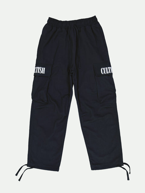 Black 90s Summer Cargo Pants